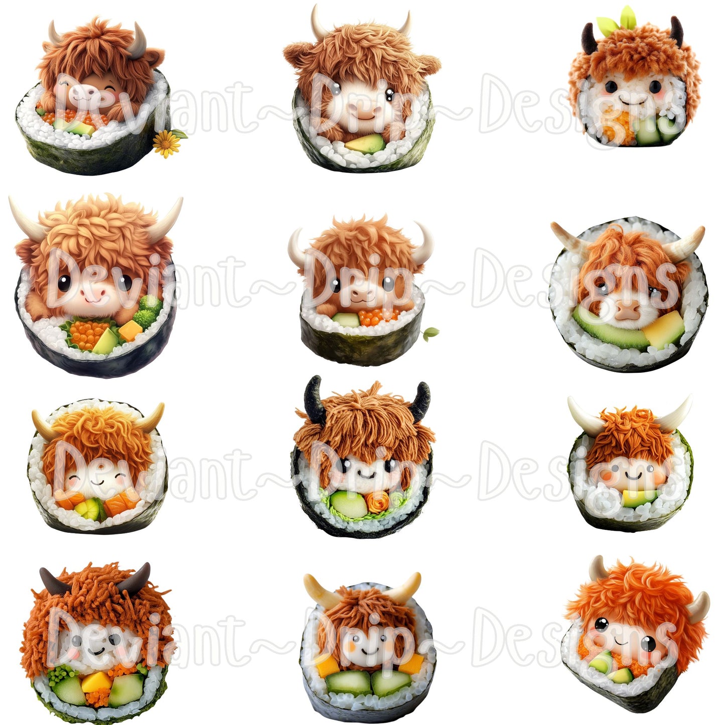 Moo-shi! Adorable Digital Art Download