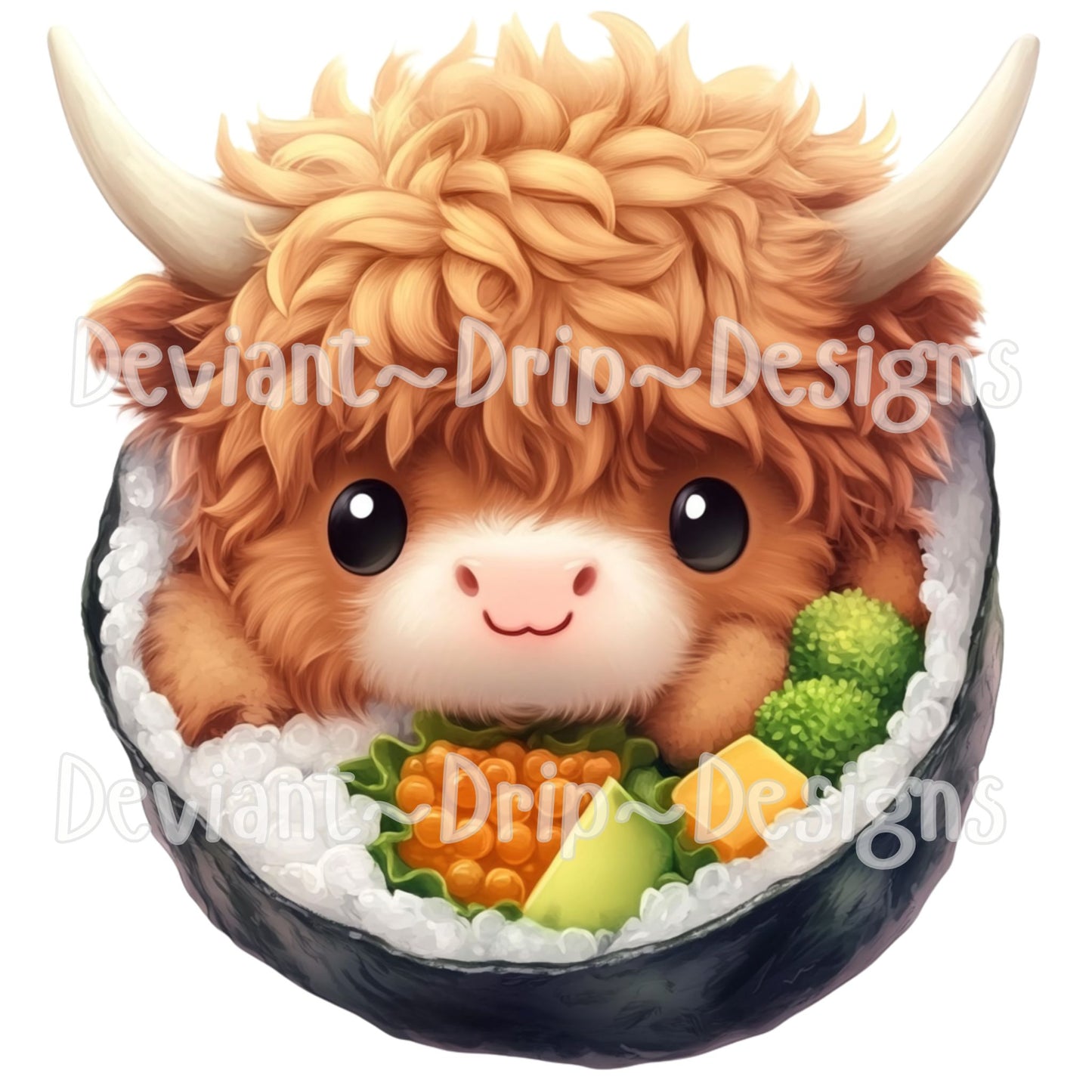 Moo-shi! Adorable Digital Art Download