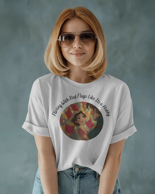 Flirting Red Flag (Unisex Tee) - Ships Free