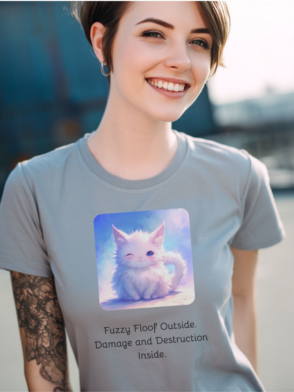 Fuzzy Destruction (Unisex Tee) - Ships Free
