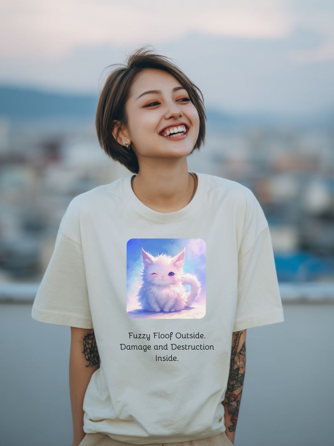 Fuzzy Destruction (Unisex Tee) - Ships Free