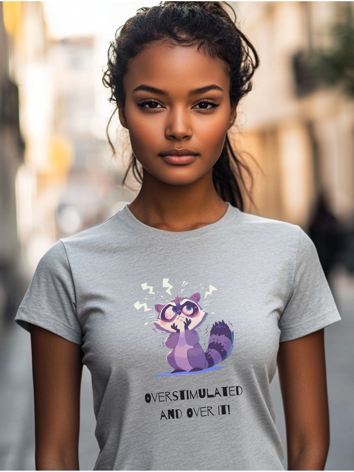 Overstimulated & Over It (Unisex Tee) - Ships Free