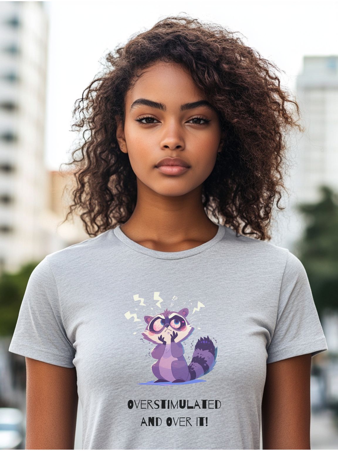 Overstimulated & Over It (Unisex Tee) - Ships Free