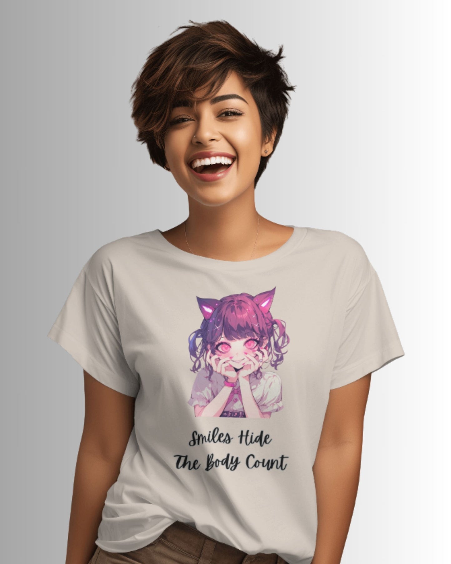 Smiles Hide Body Count (Unisex tee) - Ships Free!