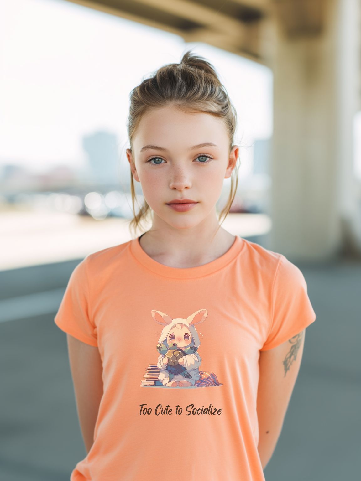 Too Cute to Socialize (Unisex Tee) - Ships Free