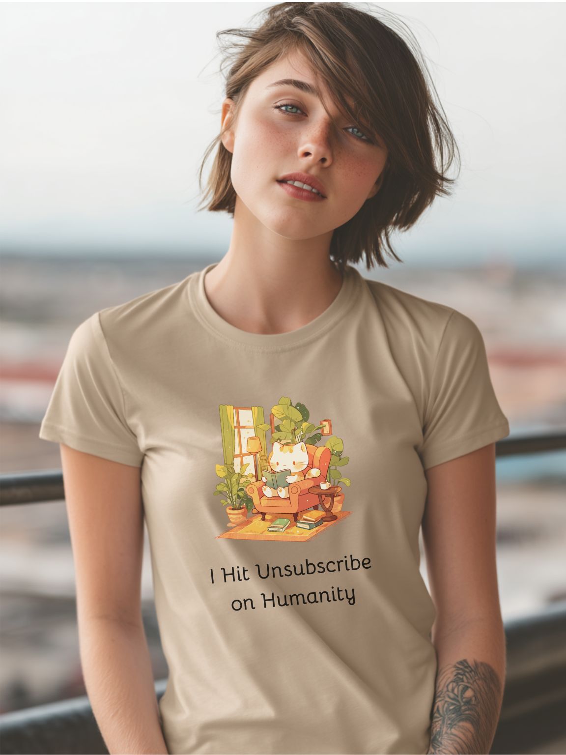 Unsubscribe From Humanity (Unisex Tee) - Ships Free