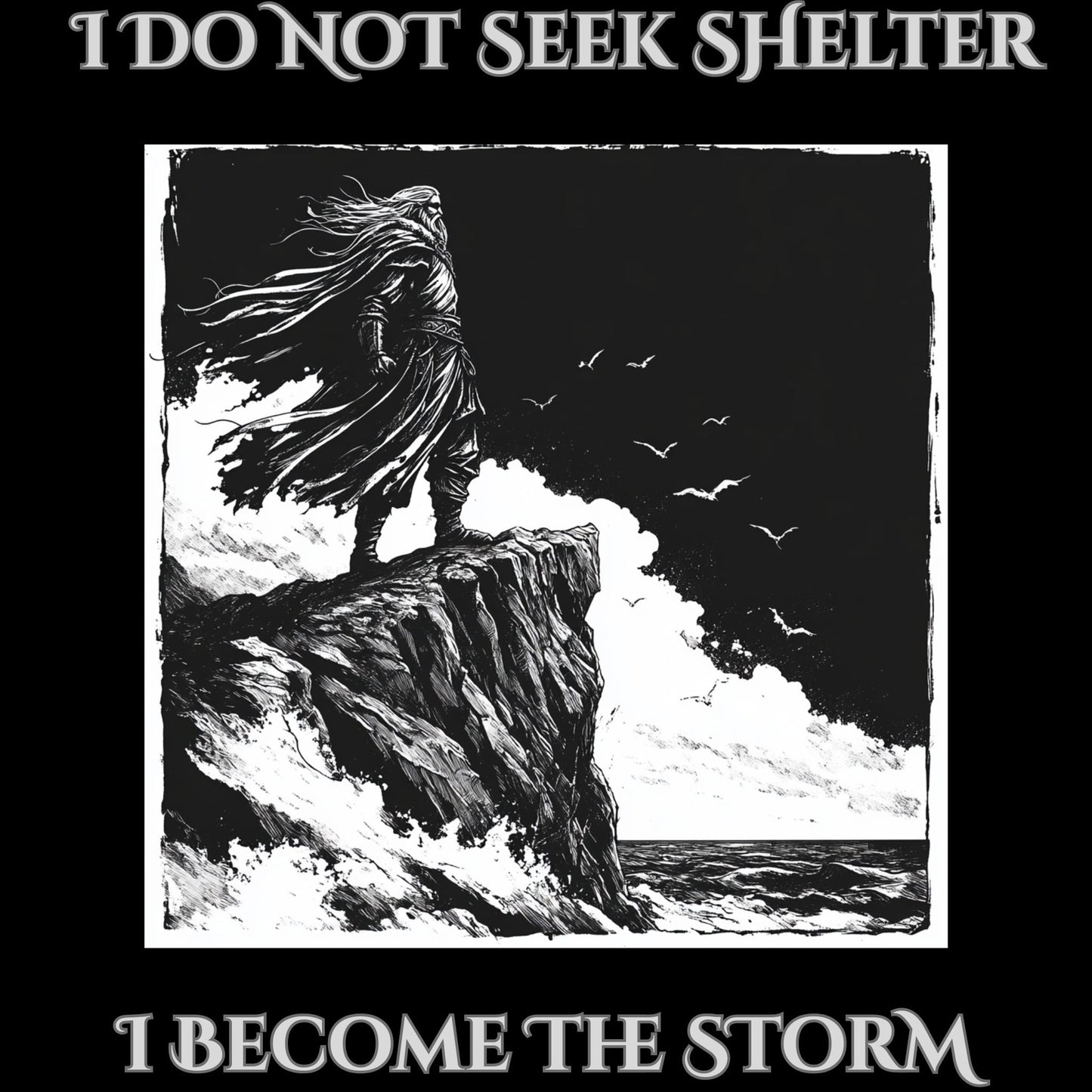 Viking - Become the Storm (Unisex Tee) - Ships Free
