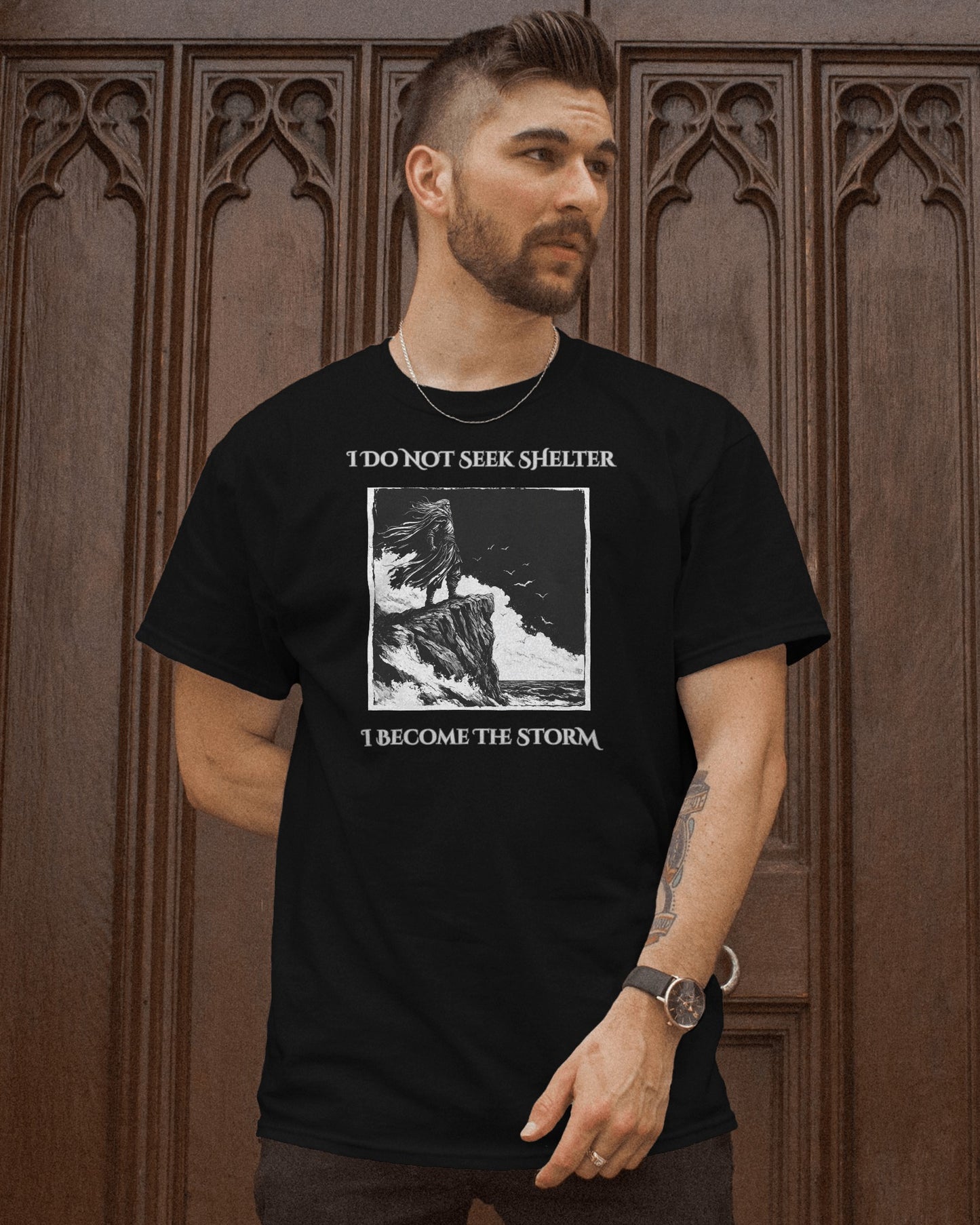 Viking - Become the Storm (Unisex Tee) - Ships Free