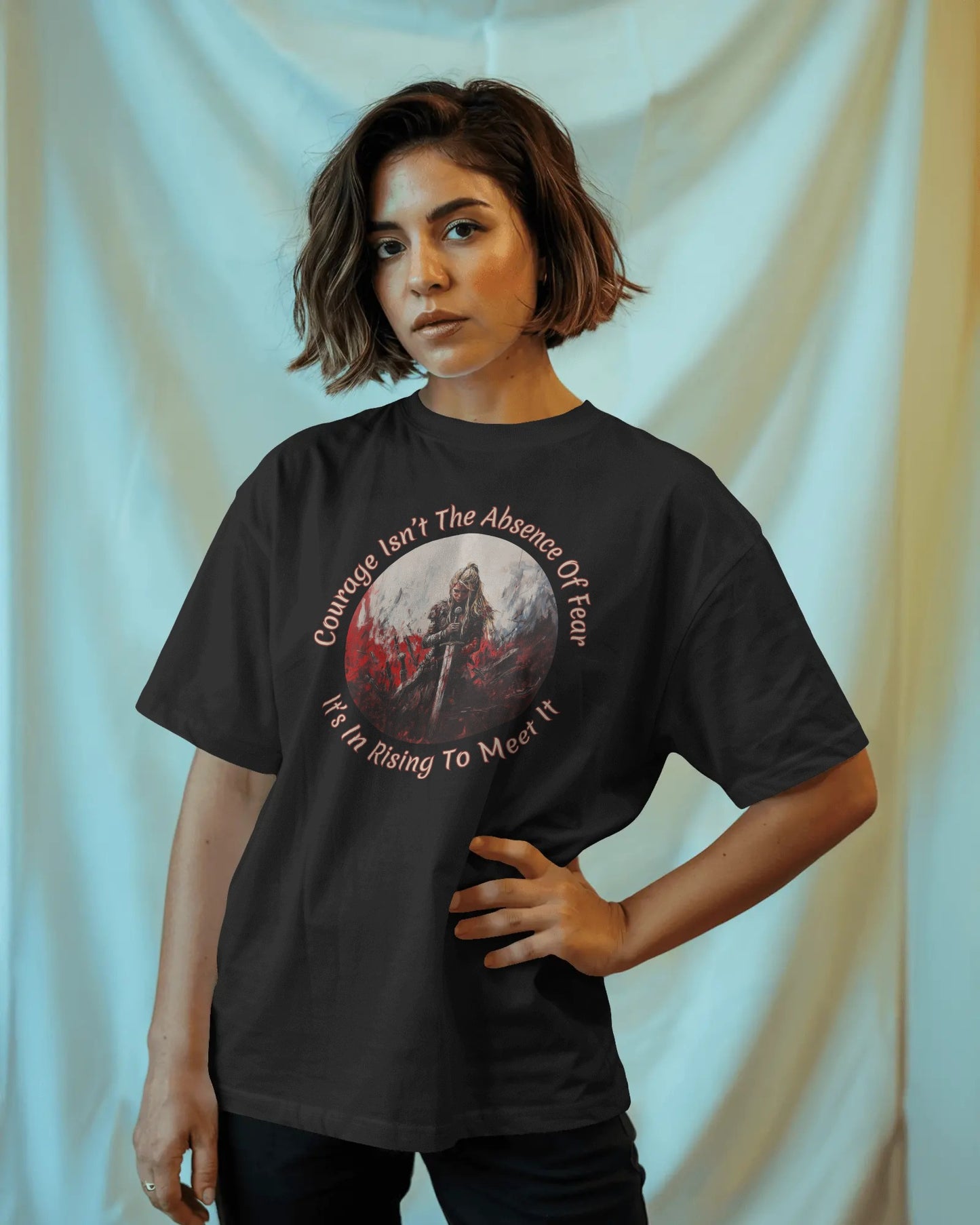 Valkyrie - Courage Rises (Unisex Tee) - Ships Free
