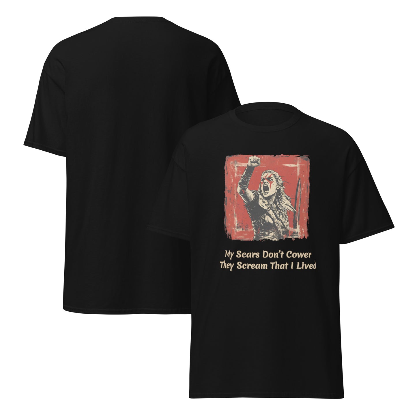 Valkyrie - Scars Scream Life (Unisex Tee) Ships Free