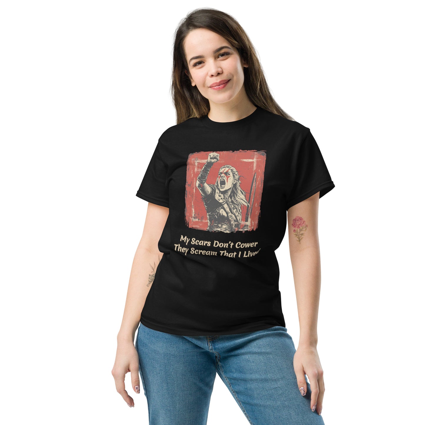 Valkyrie - Scars Scream Life (Unisex Tee) Ships Free