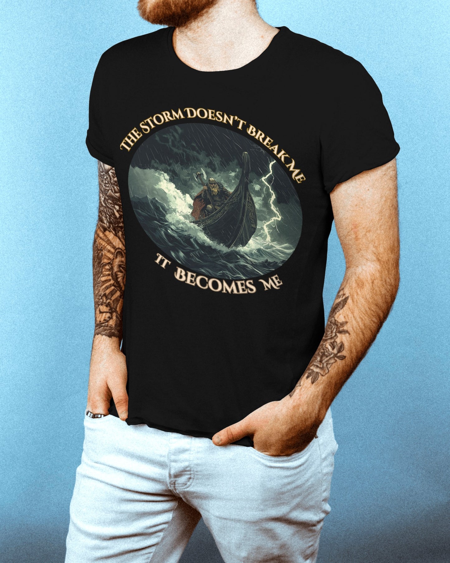 VIking - Storm Becomes Me (Unisex Tee) Ships Free