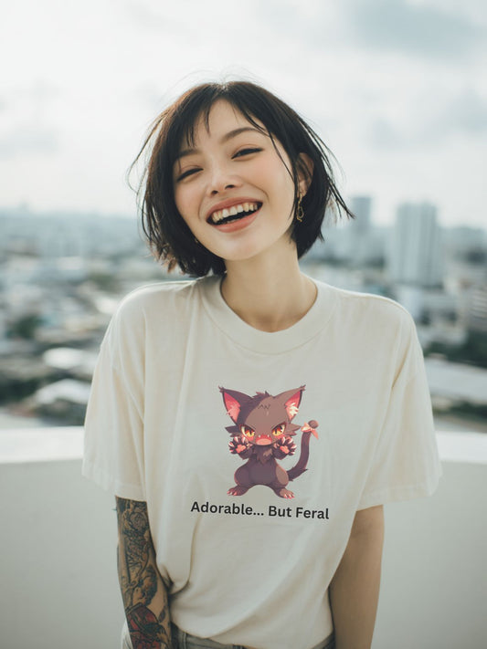 Adorable But Feral (Unisex Tee) - Ships Free!