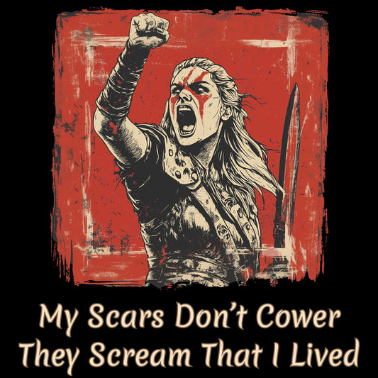 Valkyrie - Scars Scream Life (Unisex Tee) Ships Free