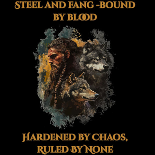 Viking - Steel and Fang (Unisex Tee) - Ships Free