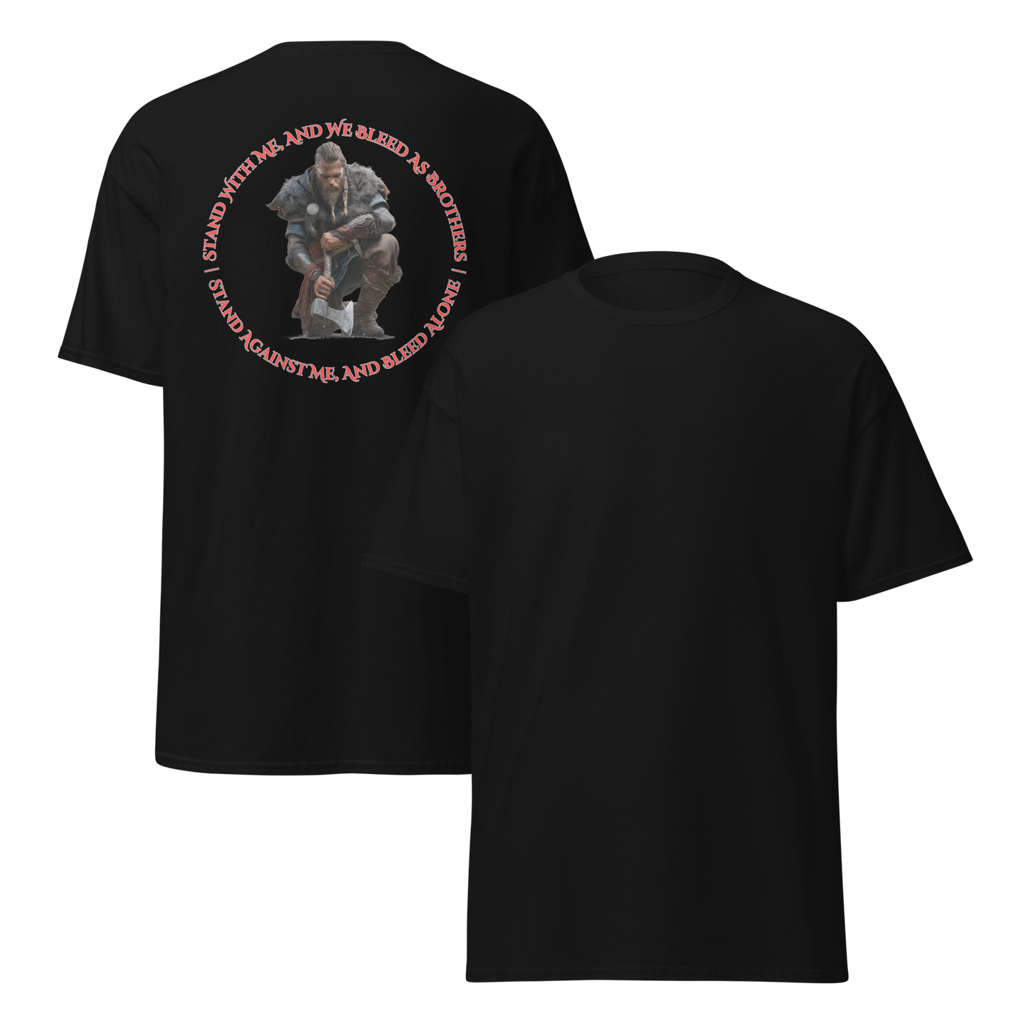 Viking Bleed As Brothers (Unisex Tee) Ships Free!